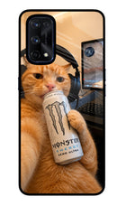 Gamer Cat Energy Realme X7 Pro Glass Case