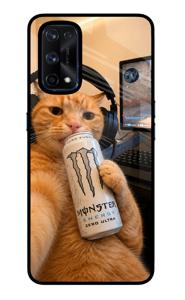 Gamer Cat Energy Realme X7 Pro Glass Case