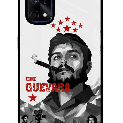 Che Guevara Iconic Realme X7 Pro Glass Case Back Cover by Casekaro