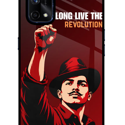Bhagat Singh Revolution Realme X7 Pro Glass Case
