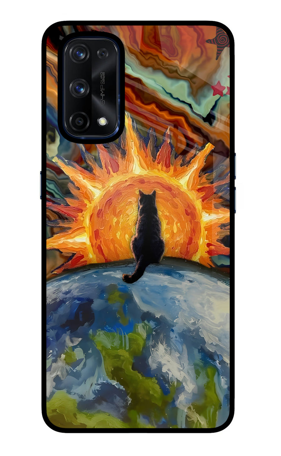 Sunrise Beyond Realme X7 Pro Back Cover, Glass case