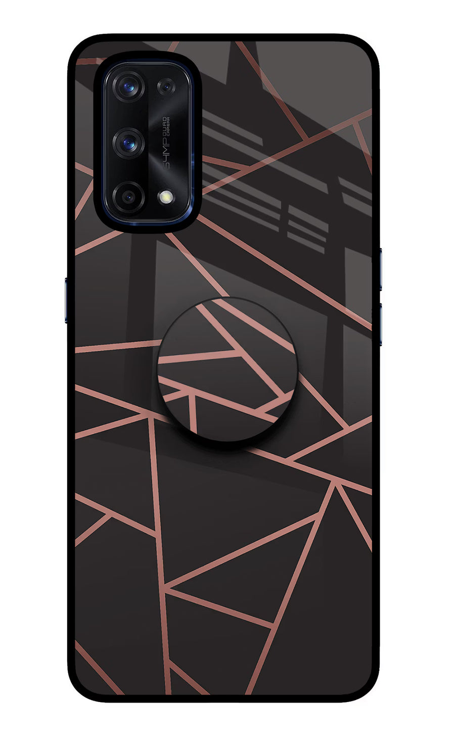 Geometric Pattern Realme X7 Pro Pop Case, Glass case