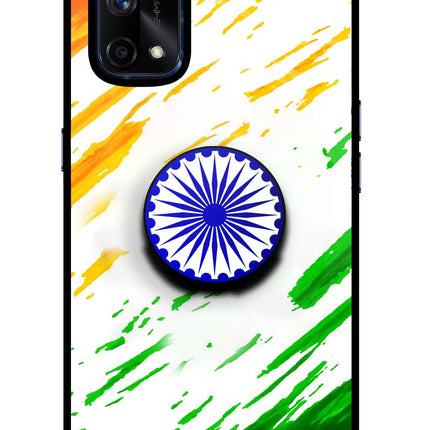 Indian Flag Ashoka Chakra Realme X7 Pro Pop Case by Casekaro