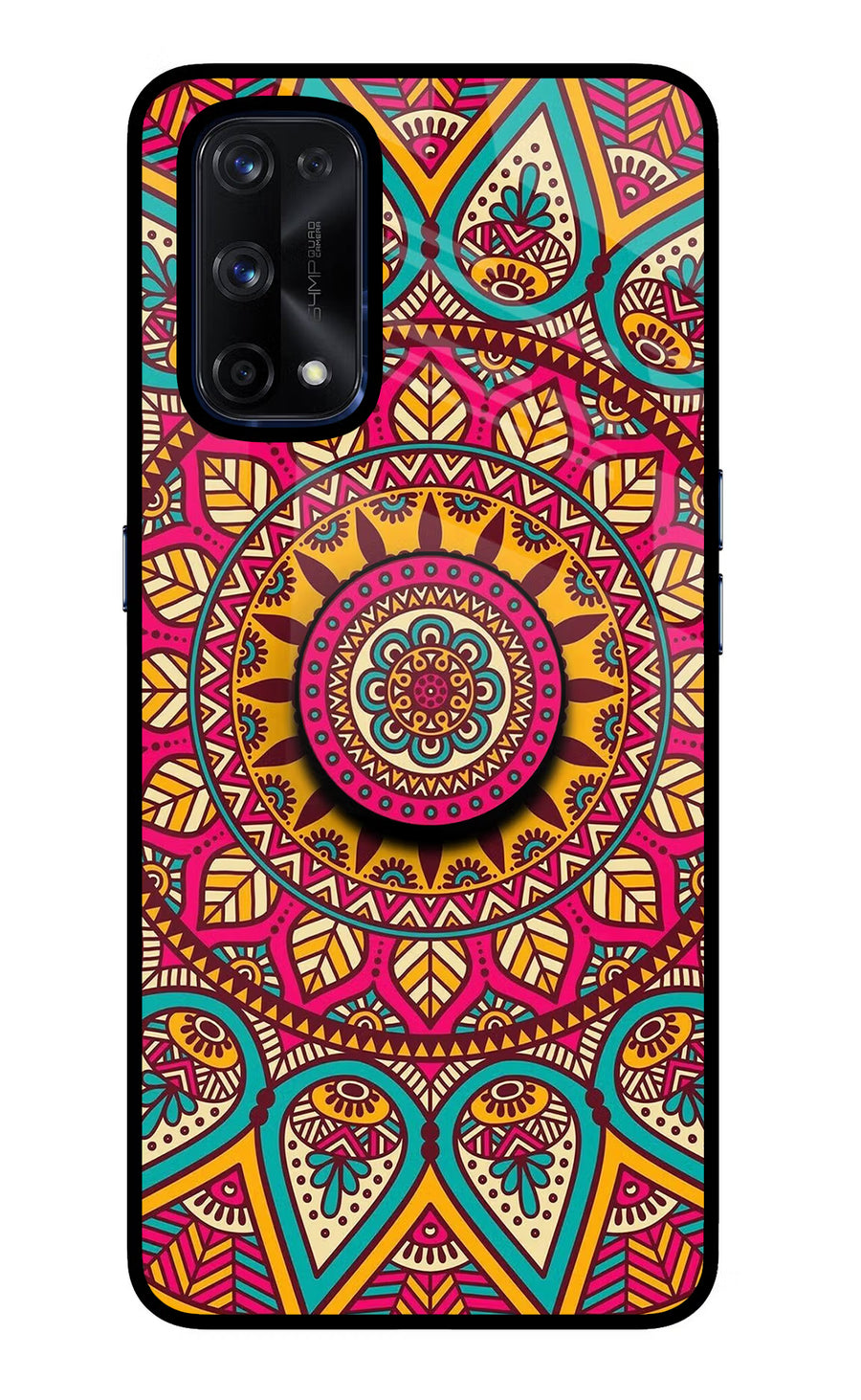 Mandala Realme X7 Pro Pop Case, Glass case