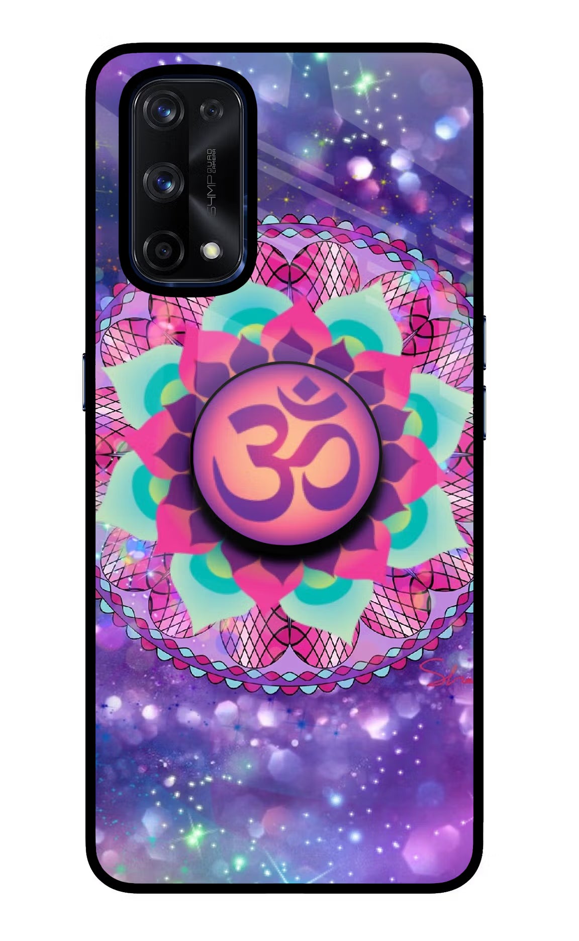 Om Purple Realme X7 Pro Pop Case by Casekaro
