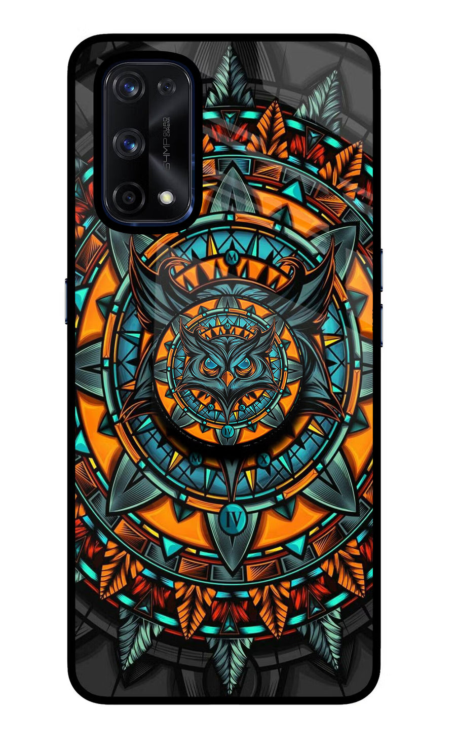 Angry Owl Realme X7 Pro Pop Case, Glass case
