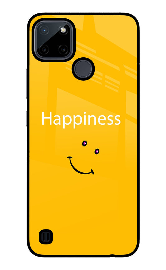 Happiness With Smiley Realme C21Y/C25Y Glass Case
