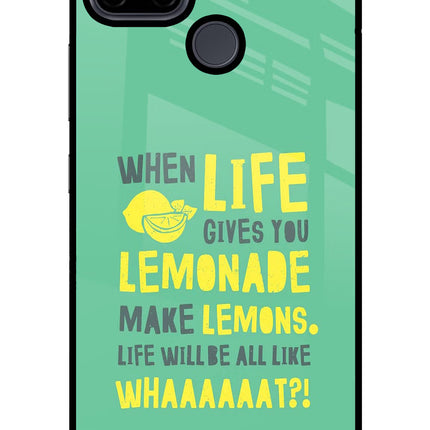 Quote Realme C21Y/C25Y Glass Case Back Cover by Casekaro