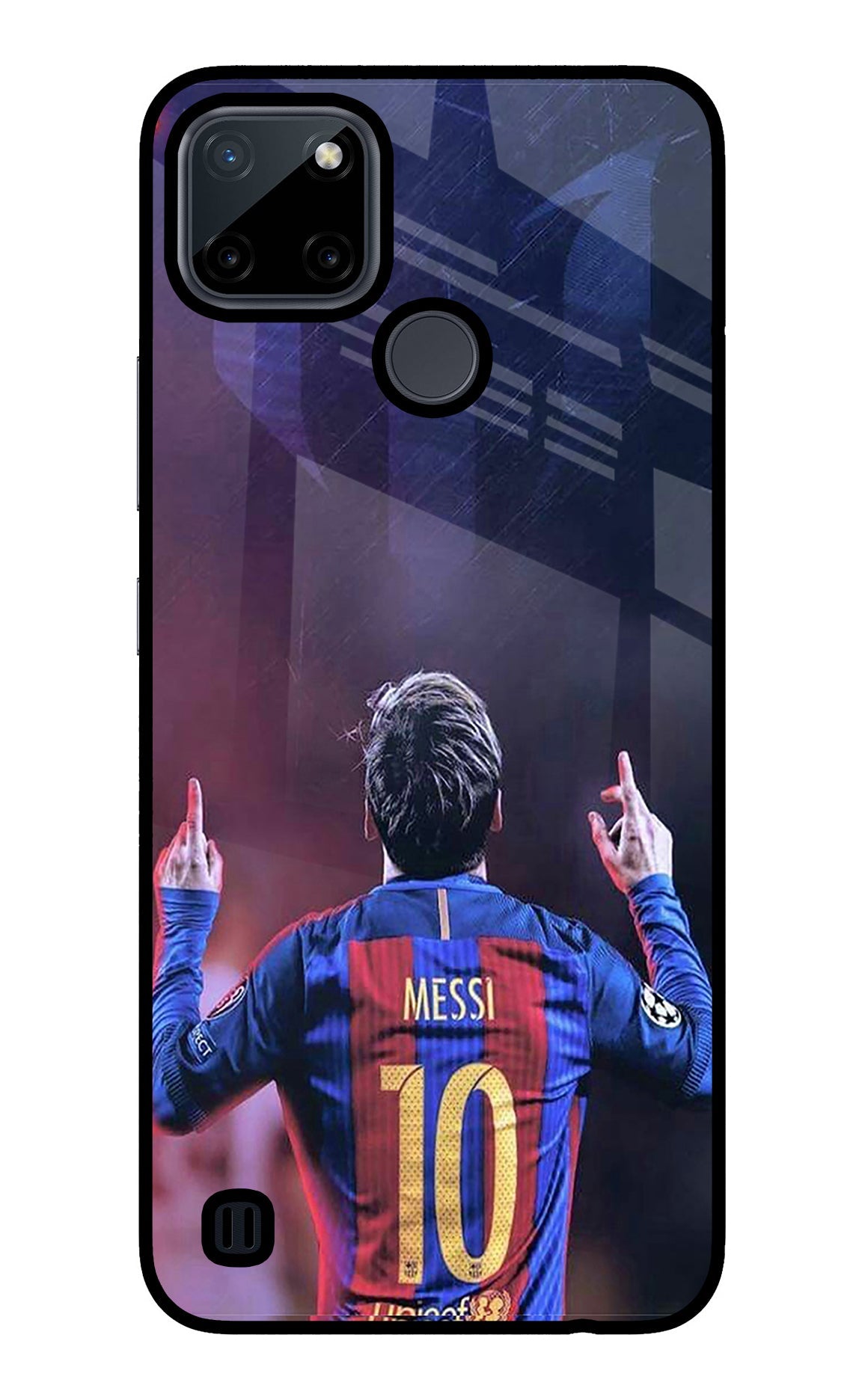 Messi Realme C21Y/C25Y Glass Case