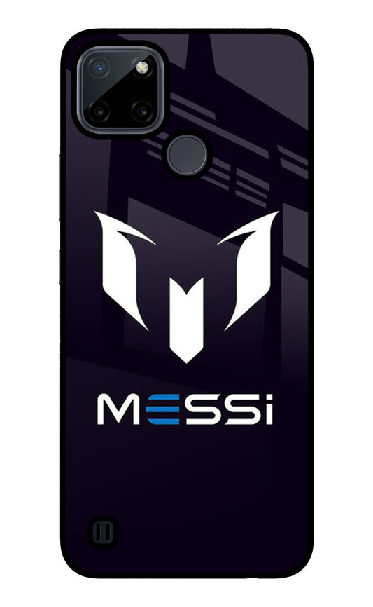 Messi Logo Realme C21Y/C25Y Glass Case
