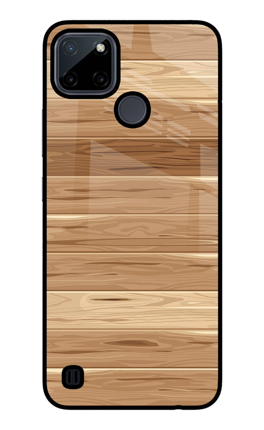 Wooden Vector Realme C21Y/C25Y Glass Case