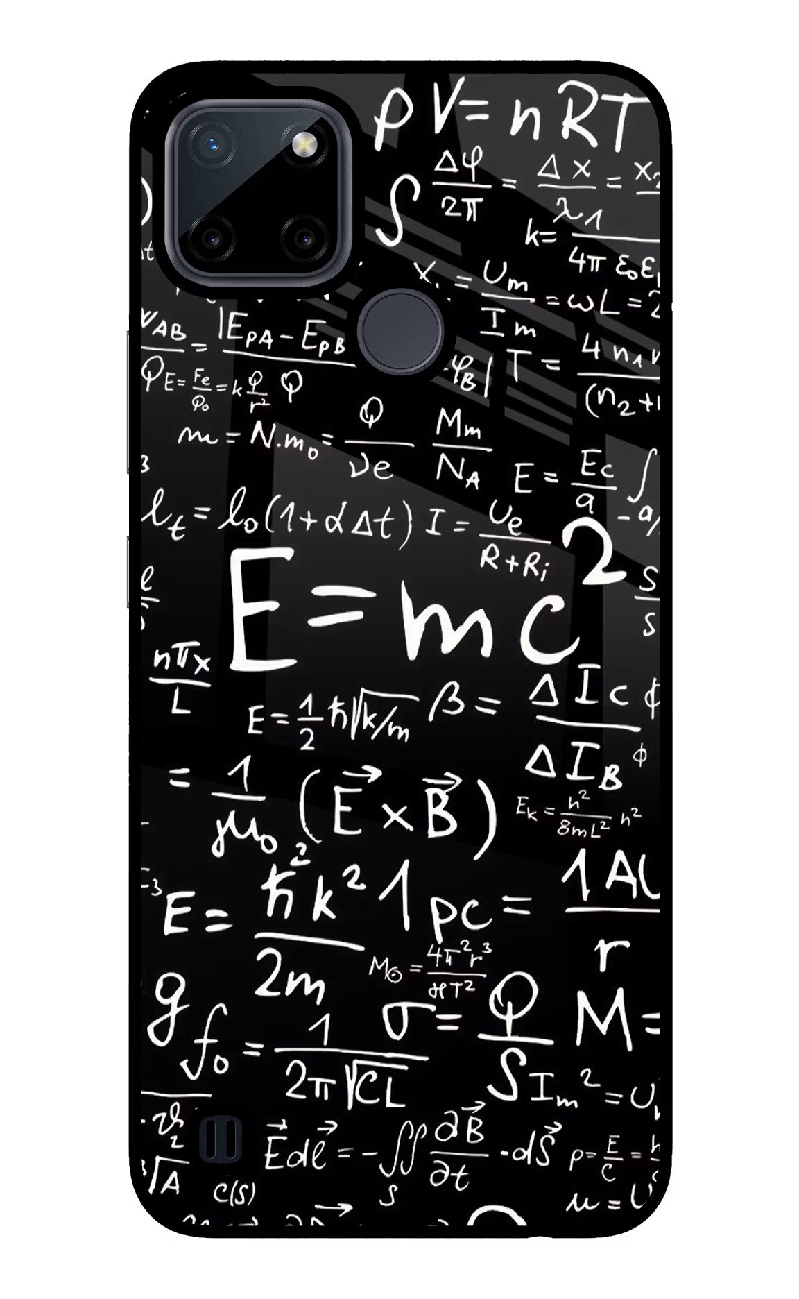 Physics Formula Realme C21Y/C25Y Glass Case Back Cover by Casekaro