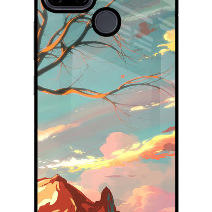 Scenery Realme C21Y/C25Y Glass Case