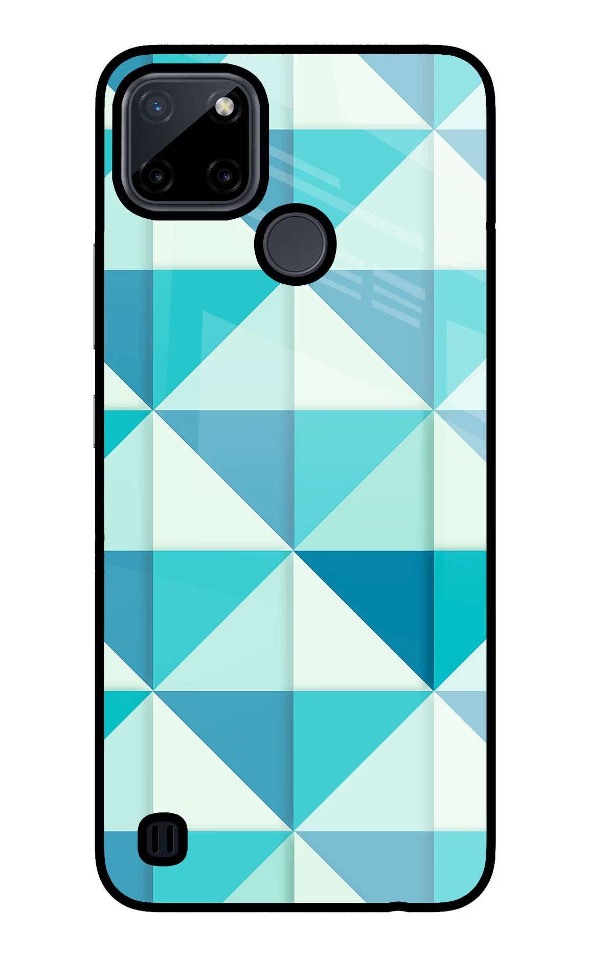 Abstract Realme C21Y/C25Y Glass Case Back Cover by Casekaro