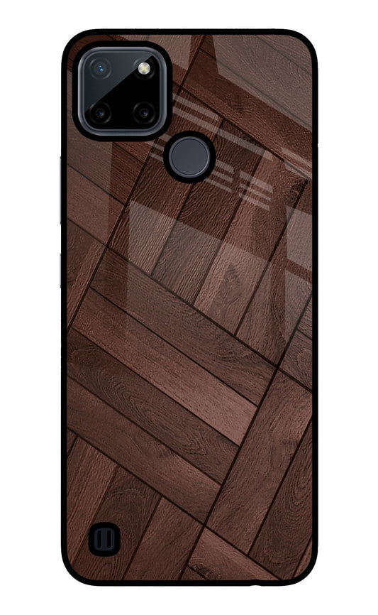 Wooden Texture Design Realme C21Y/C25Y Glass Case