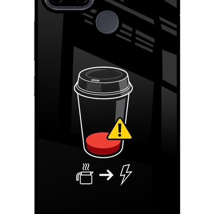 Coffee Realme C21Y/C25Y Glass Case