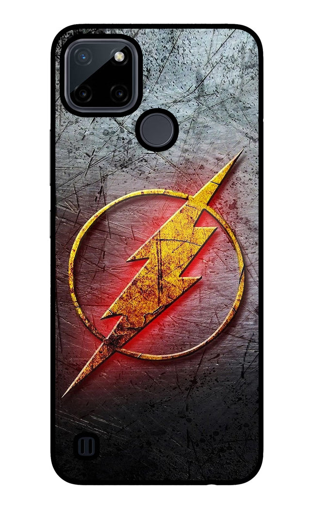 Flash Realme C21Y/C25Y Glass Case Back Cover by Casekaro