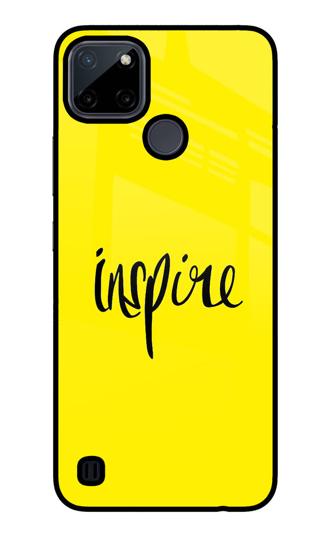 Inspire Realme C21Y/C25Y Glass Case Back Cover by Casekaro