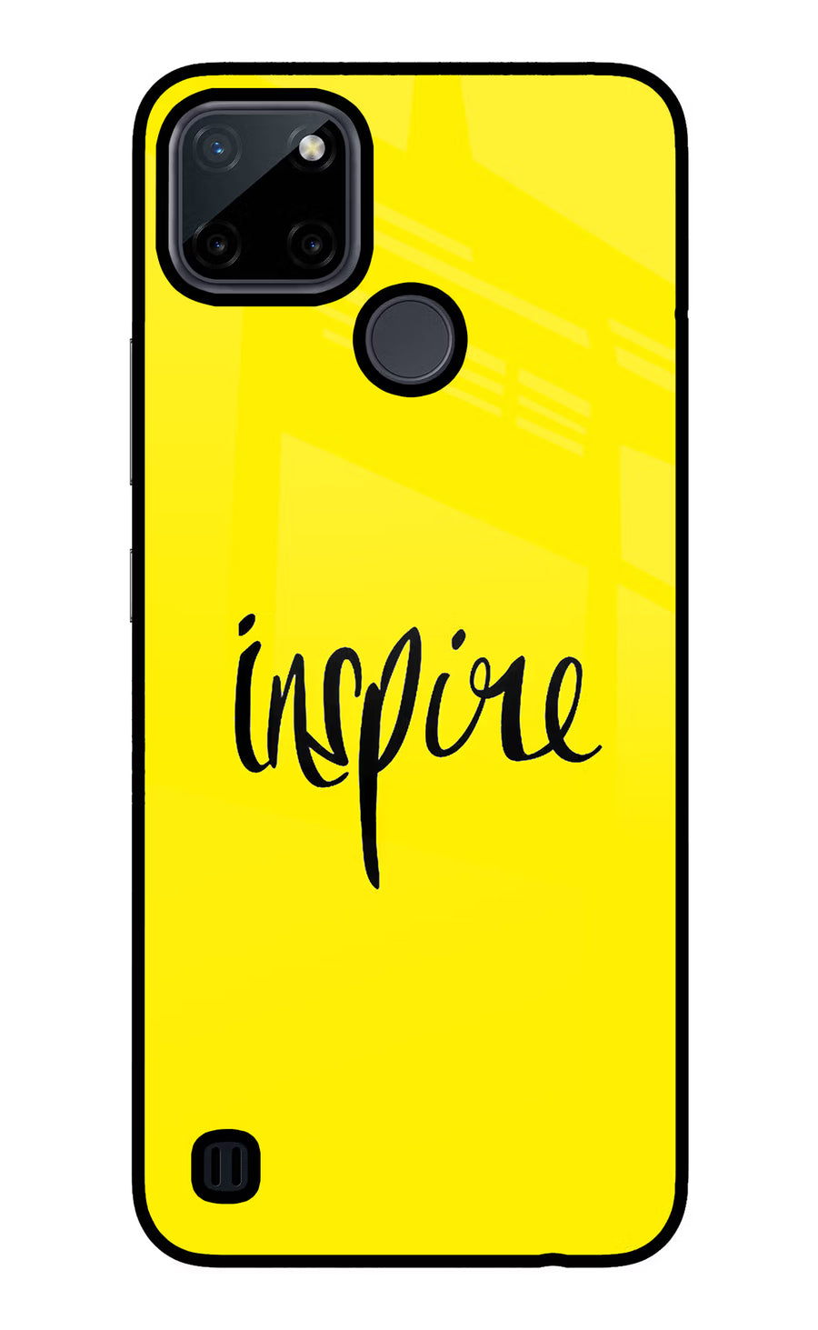 Inspire Realme C21Y/C25Y Back Cover, Glass case