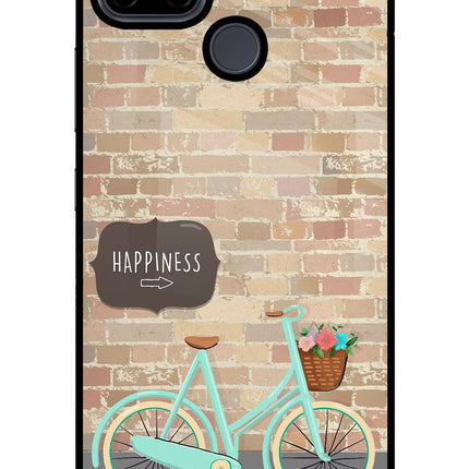 Happiness Artwork Realme C21Y/C25Y Glass Case