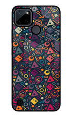 Geometric Abstract Realme C21Y/C25Y Glass Case