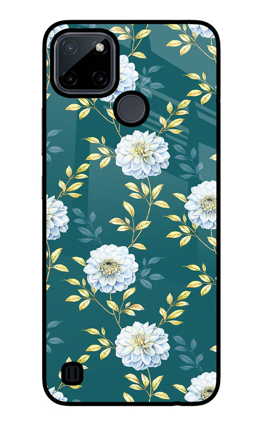 Flowers Realme C21Y/C25Y Glass Case