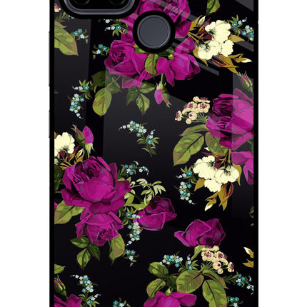 Flowers Realme C21Y/C25Y Glass Case Back Cover by Casekaro