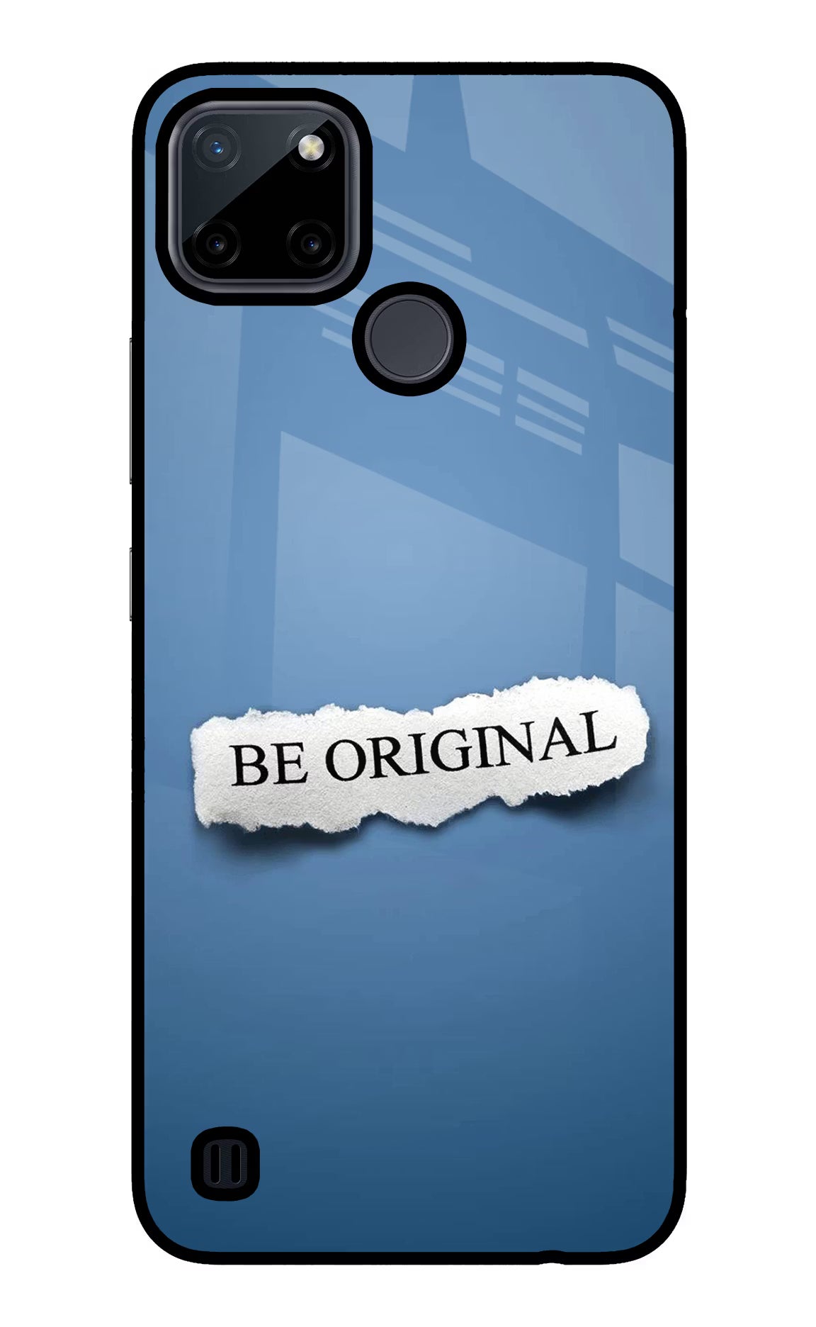 Be Original Realme C21Y/C25Y Glass Case Back Cover by Casekaro