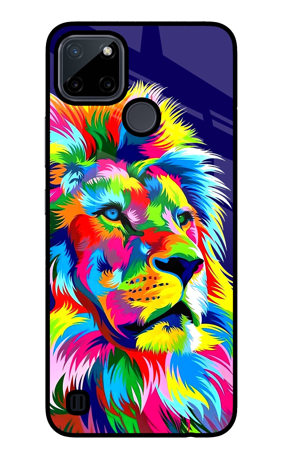 Vector Art Lion Realme C21Y/C25Y Back Cover