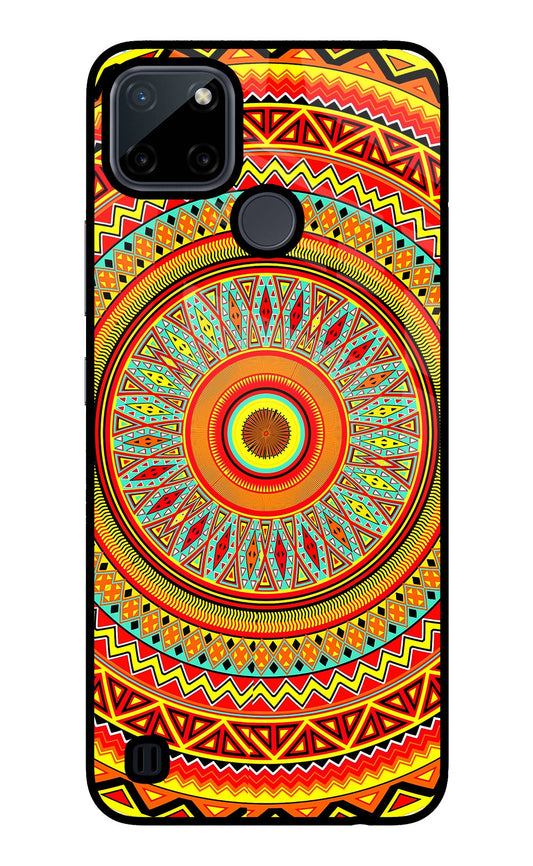 Mandala Pattern Realme C21Y/C25Y Glass Case