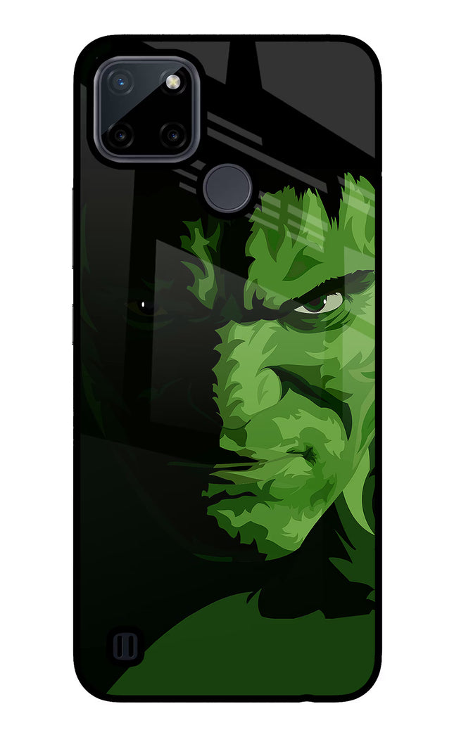 HULK Realme C21Y/C25Y Glass Case Back Cover by Casekaro