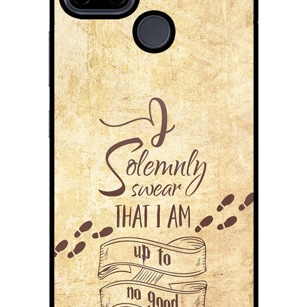 I Solemnly swear that i up to no good Realme C21Y/C25Y Glass Case