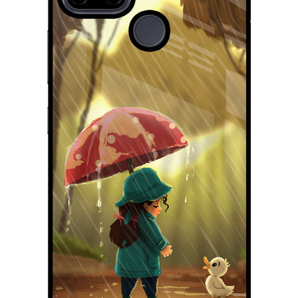 Rainy Day Realme C21Y/C25Y Glass Case