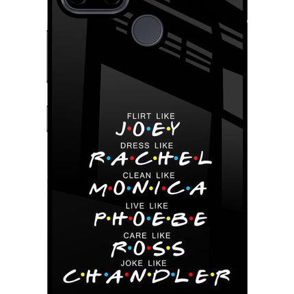 FRIENDS Character Realme C21Y/C25Y Glass Case
