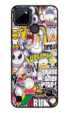 Sticker Bomb Realme C21Y/C25Y Glass Case