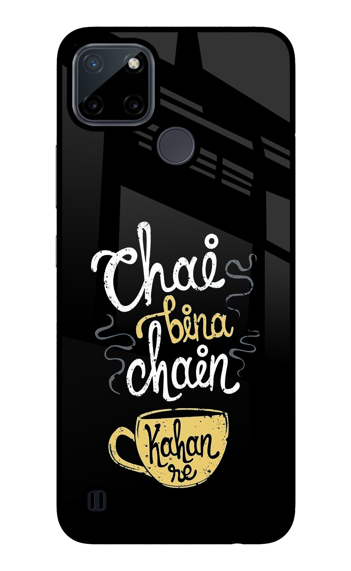 Chai Bina Chain Kaha Re Realme C21Y/C25Y Back Cover