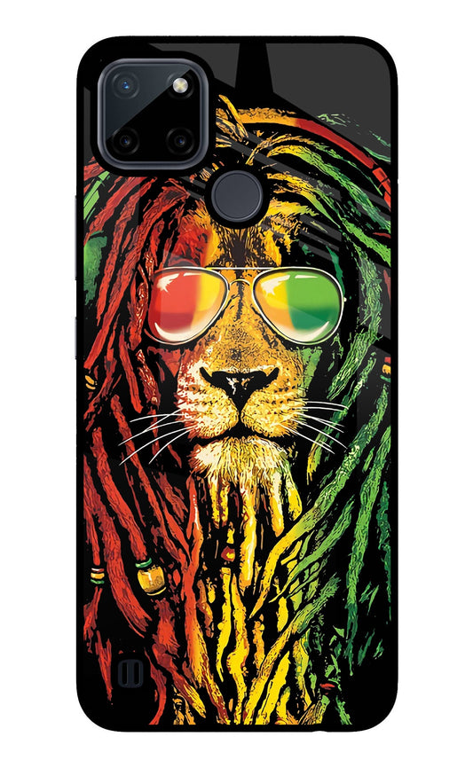 Rasta Lion Realme C21Y/C25Y Glass Case