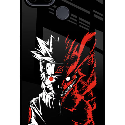 Naruto Two Face Realme C21Y/C25Y Glass Case Back Cover by Casekaro