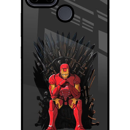 Ironman Throne Realme C21Y/C25Y Glass Case Back Cover by Casekaro