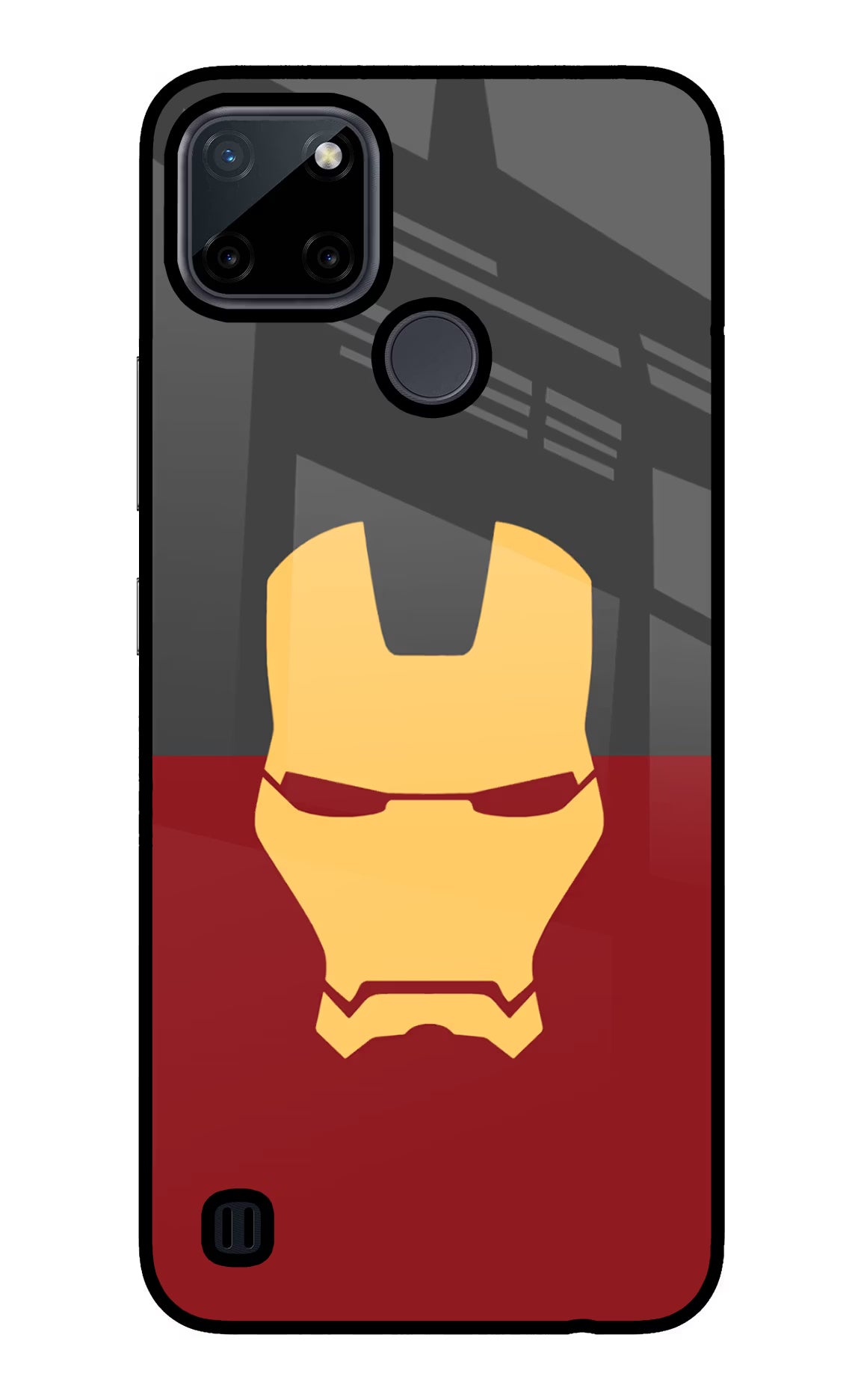 Ironman Realme C21Y/C25Y Glass Case Back Cover by Casekaro