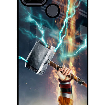 Thor Hammer Mjolnir Realme C21Y/C25Y Glass Case