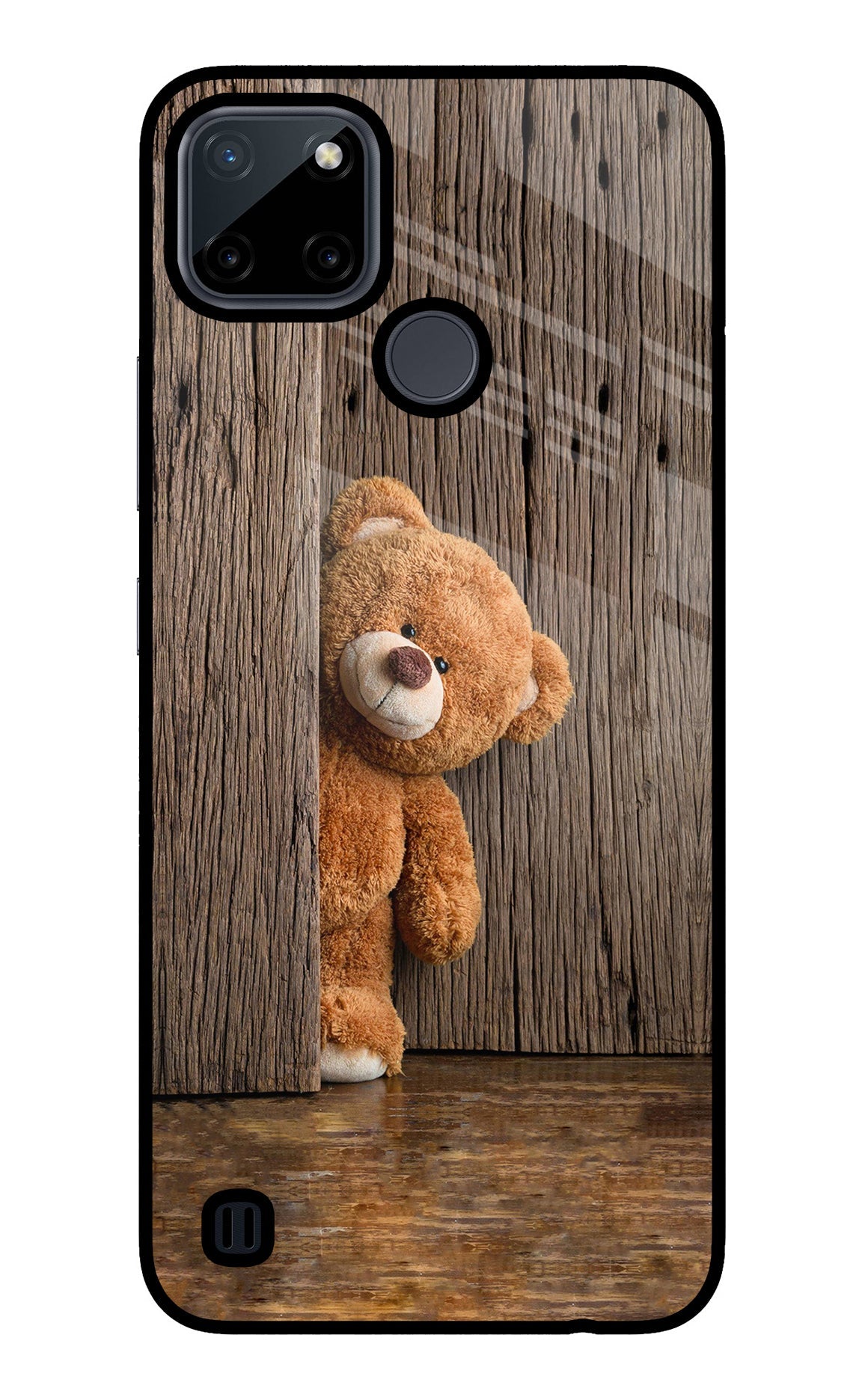 Teddy Wooden Realme C21Y/C25Y Back Cover