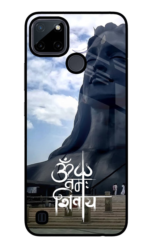Om Namah Shivay Realme C21Y/C25Y Glass Case Back Cover by Casekaro