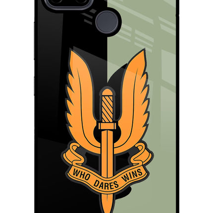 Balidan Logo Realme C21Y/C25Y Glass Case Back Cover by Casekaro
