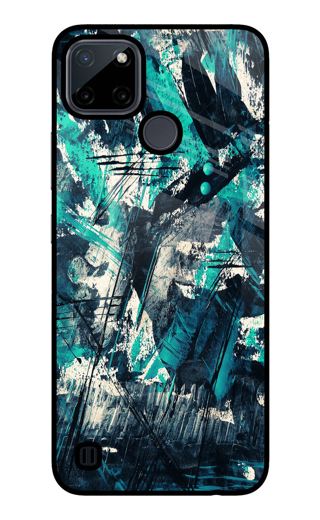 Artwork Realme C21Y/C25Y Glass Case Back Cover by Casekaro