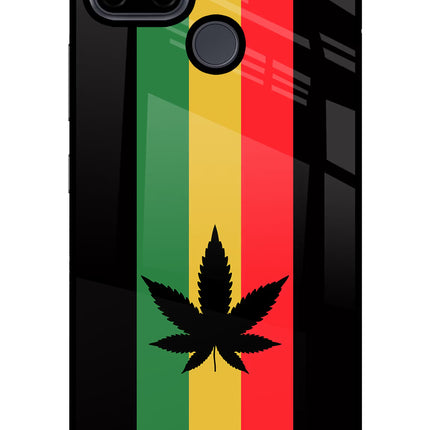 Weed Flag Realme C21Y/C25Y Glass Case Back Cover by Casekaro
