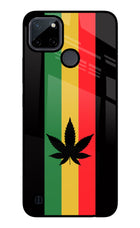 Weed Flag Realme C21Y/C25Y Glass Case