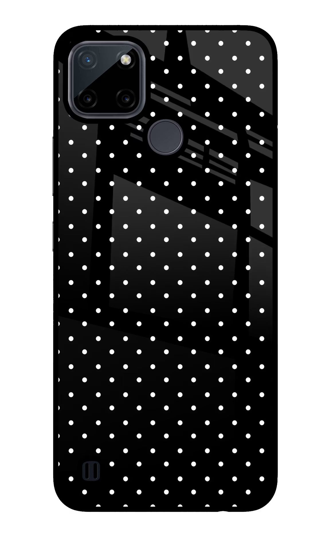 White Dots Realme C21Y/C25Y Glass Case