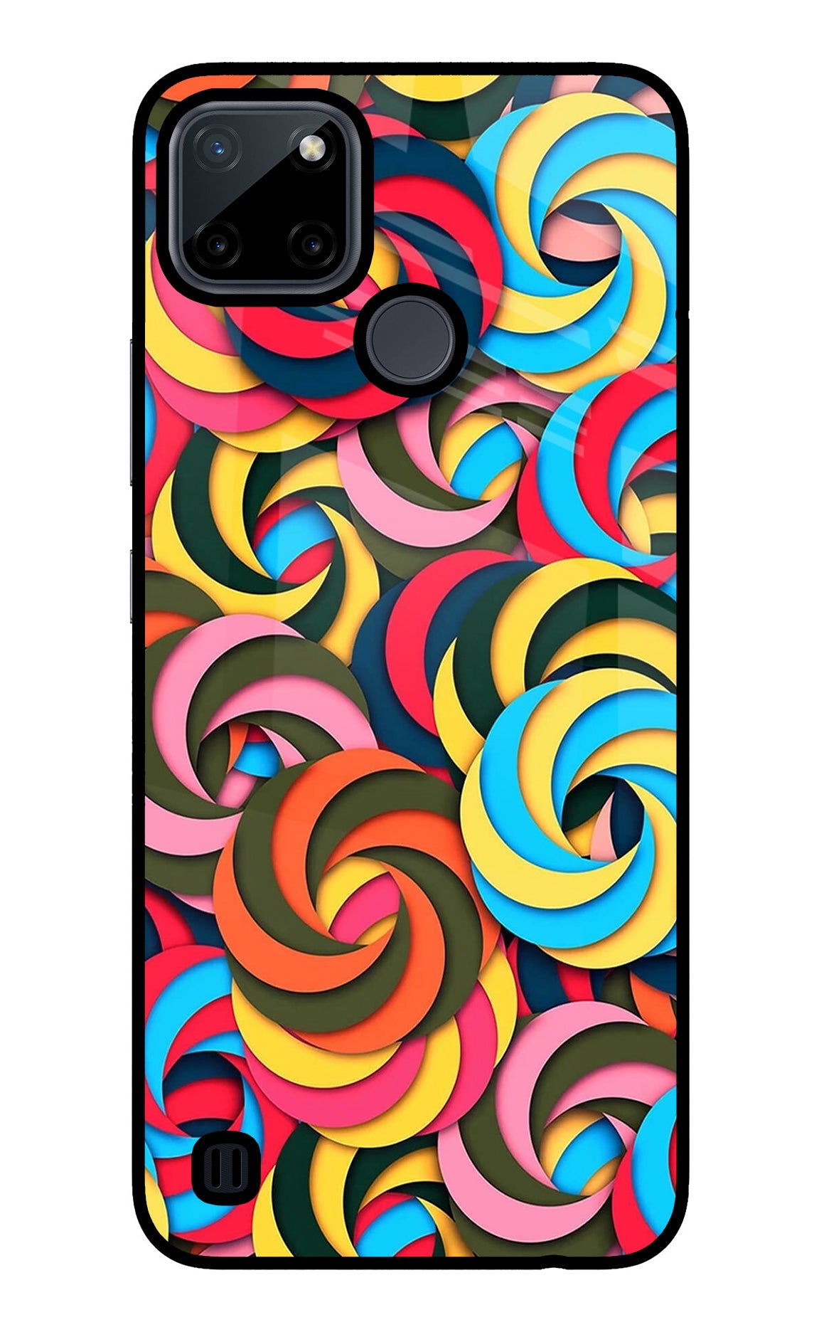 Spiral Pattern Realme C21Y/C25Y Back Cover