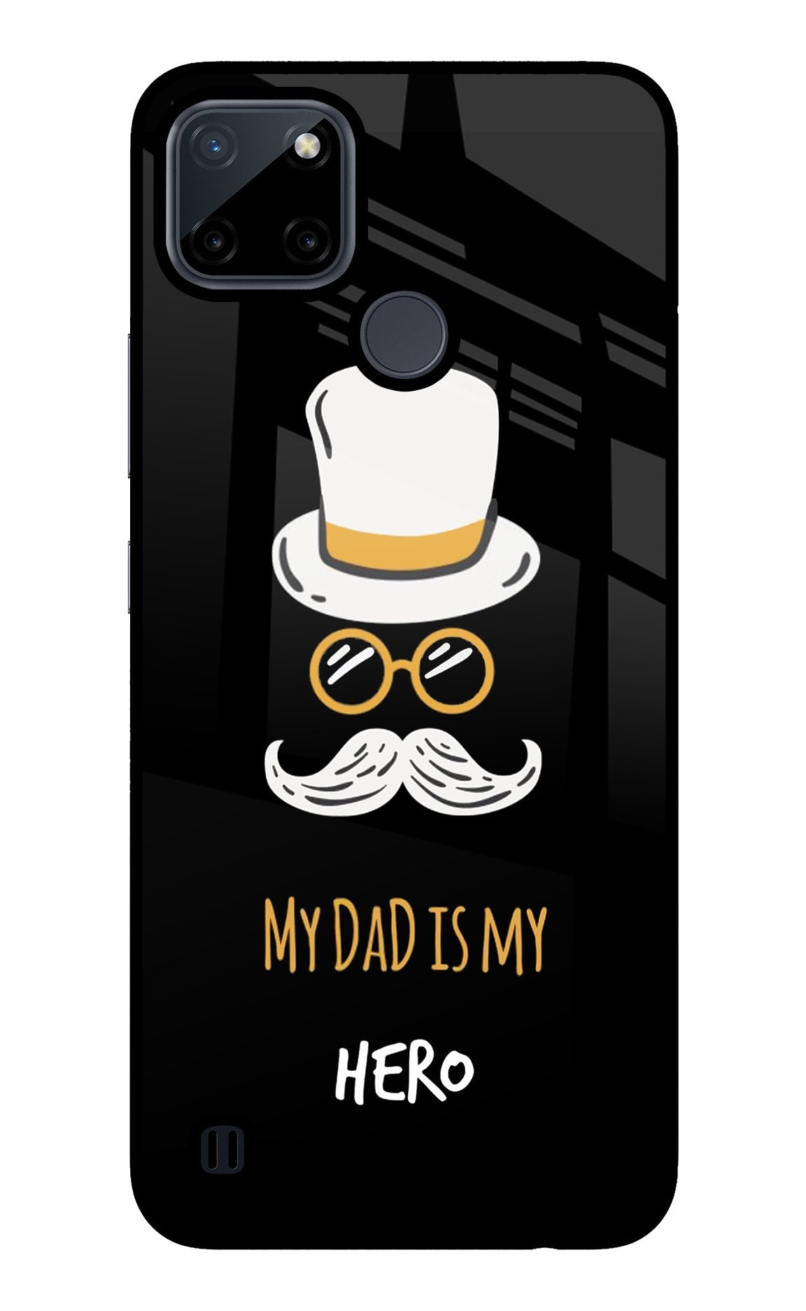 My Dad Is My Hero Realme C21Y/C25Y Glass Case